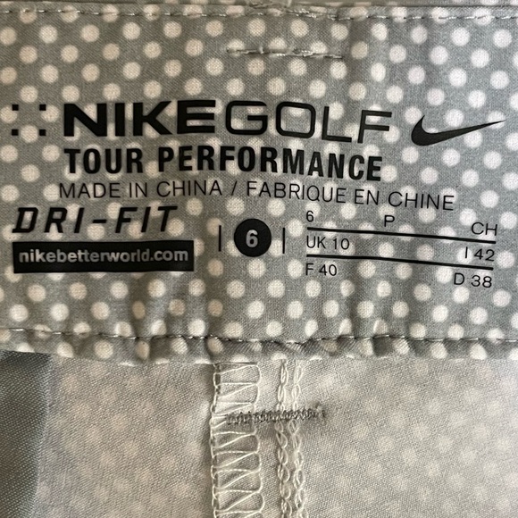 Nike Greens Dri-FIT Golf Shorts Sz 6 - Picture 9 of 11